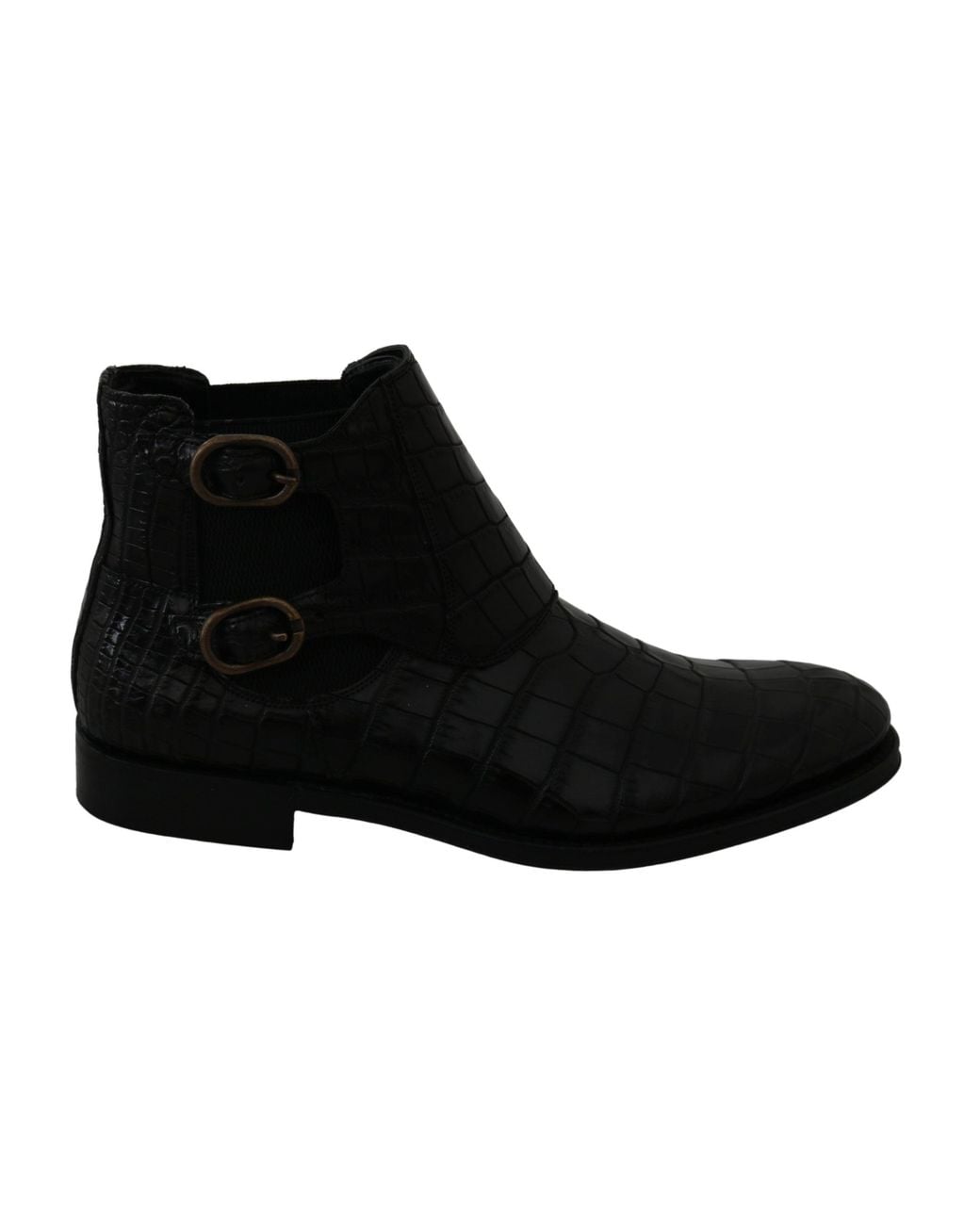 Dolce & Gabbana Black Ankle Boots for men