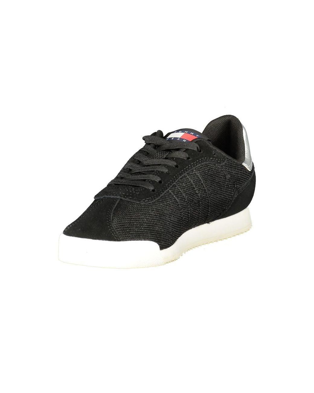 Tommy Hilfiger Black Jeans Trainers Casual Sneaker