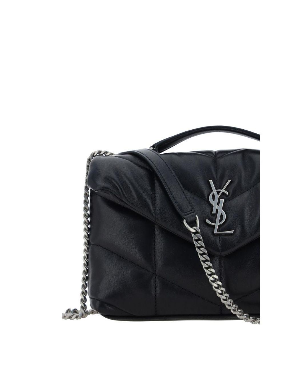 Saint Laurent Blue Mini Shoulder Bag