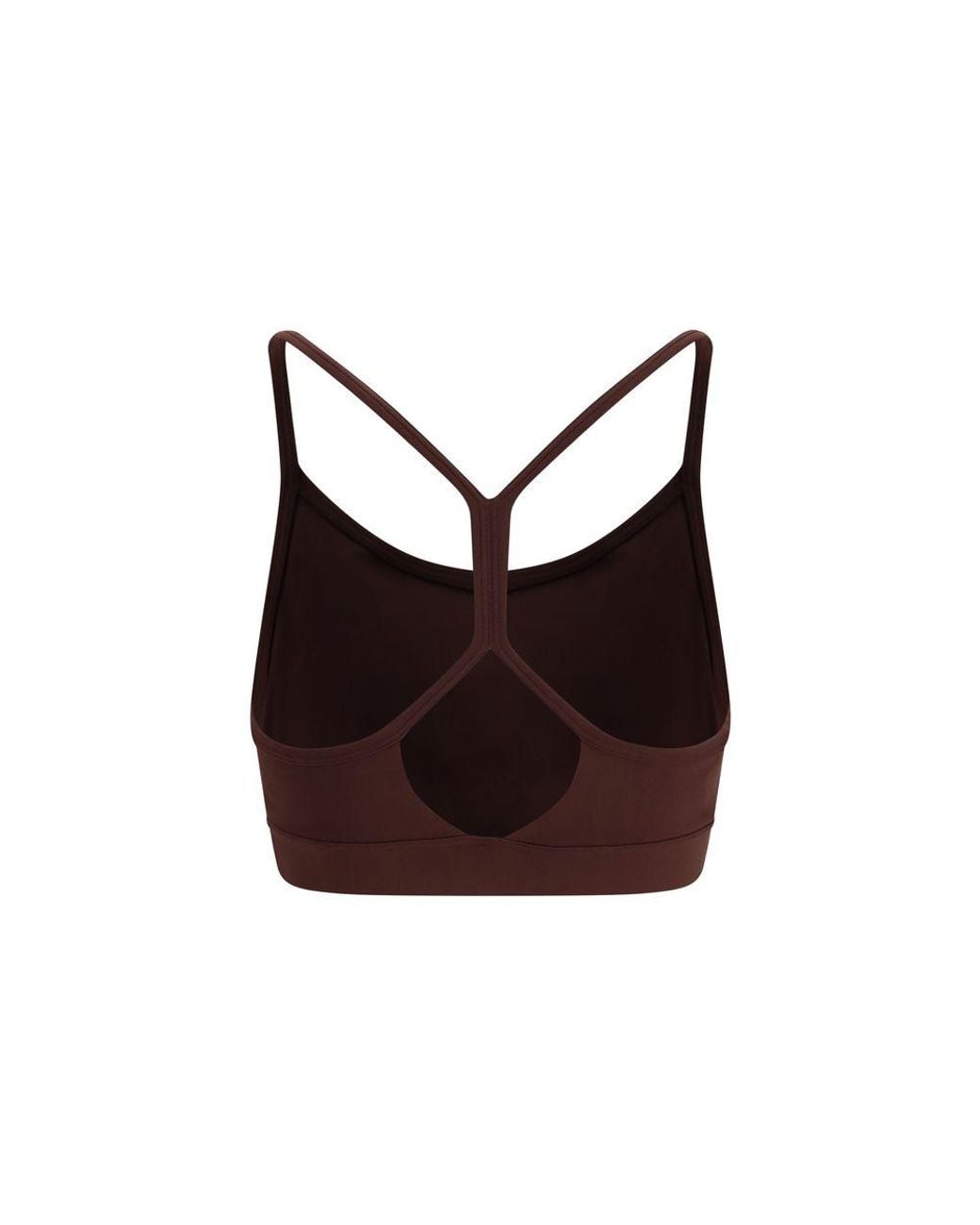 New Balance Brown Bordeaux Recycled Polyester Sport Bra