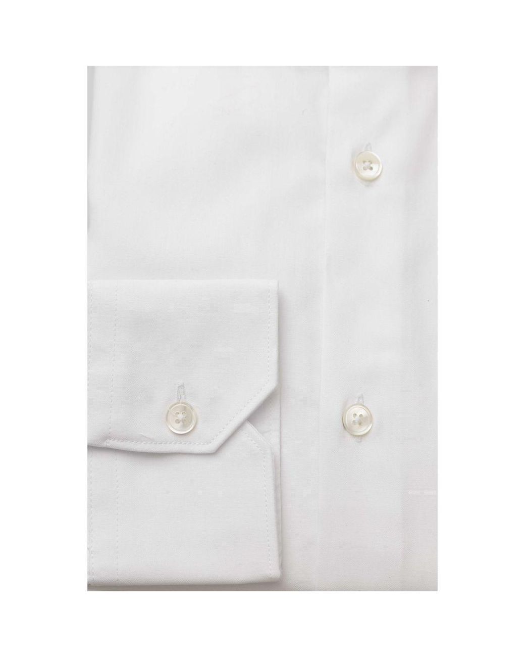 Bagutta White Cotton Shirt for men