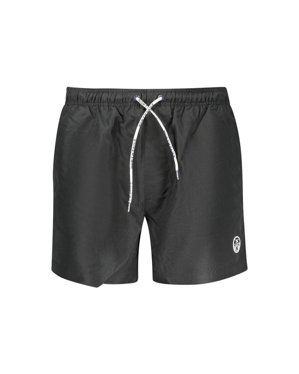 North Sails Gray Black Polyester Men's Swim Boxer for men