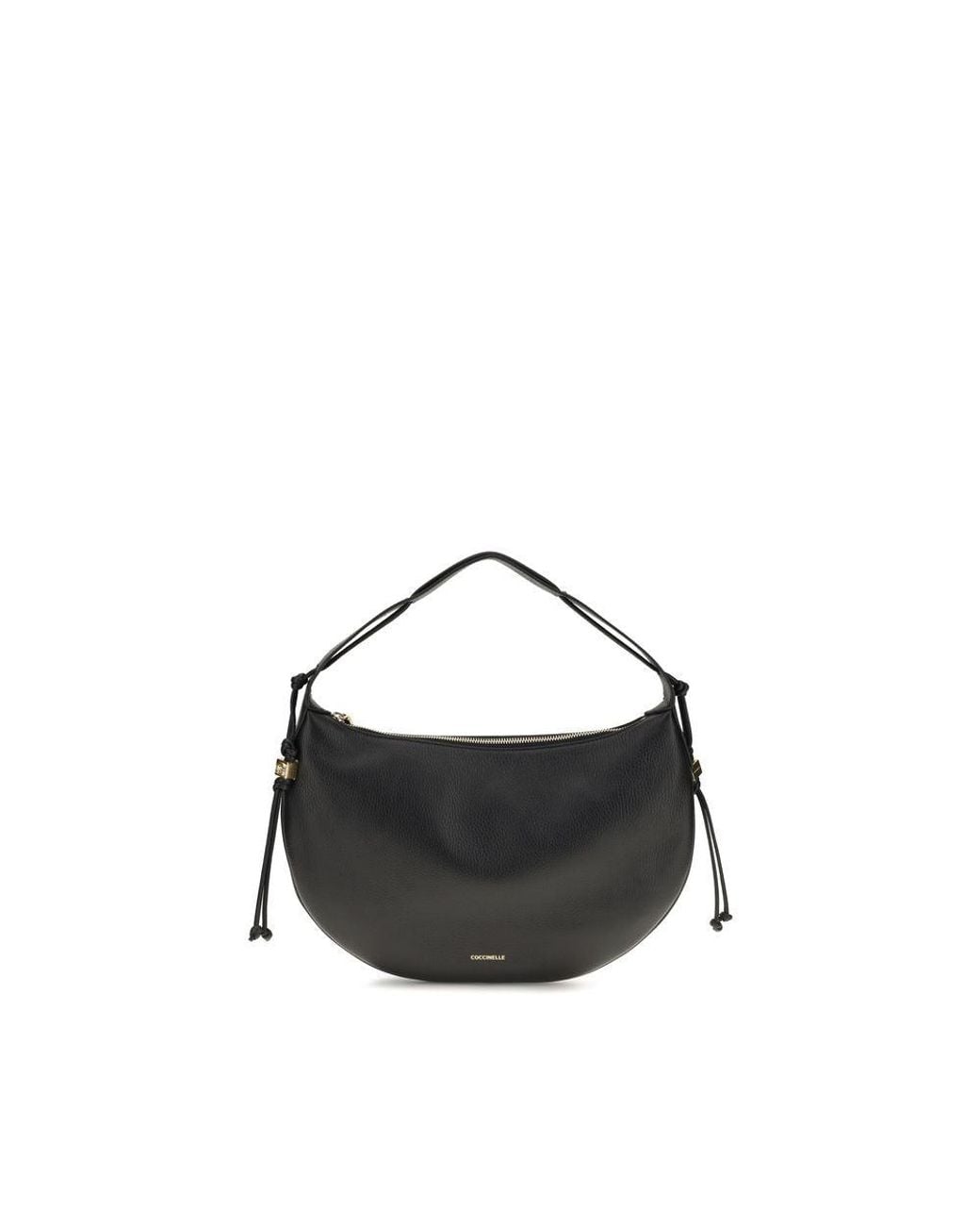 Coccinelle Black Calf Leather Bos Taurus Shoulder Bag