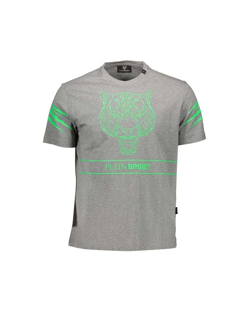 Philipp Plein Green Cotton T-Shirt for men