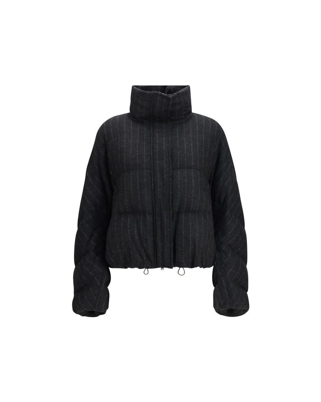 Brunello Cucinelli Black Gray Wool Oves Aries Full