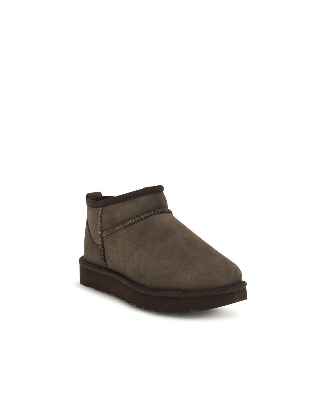 Ugg Brown Suede Leather Ankle Boots