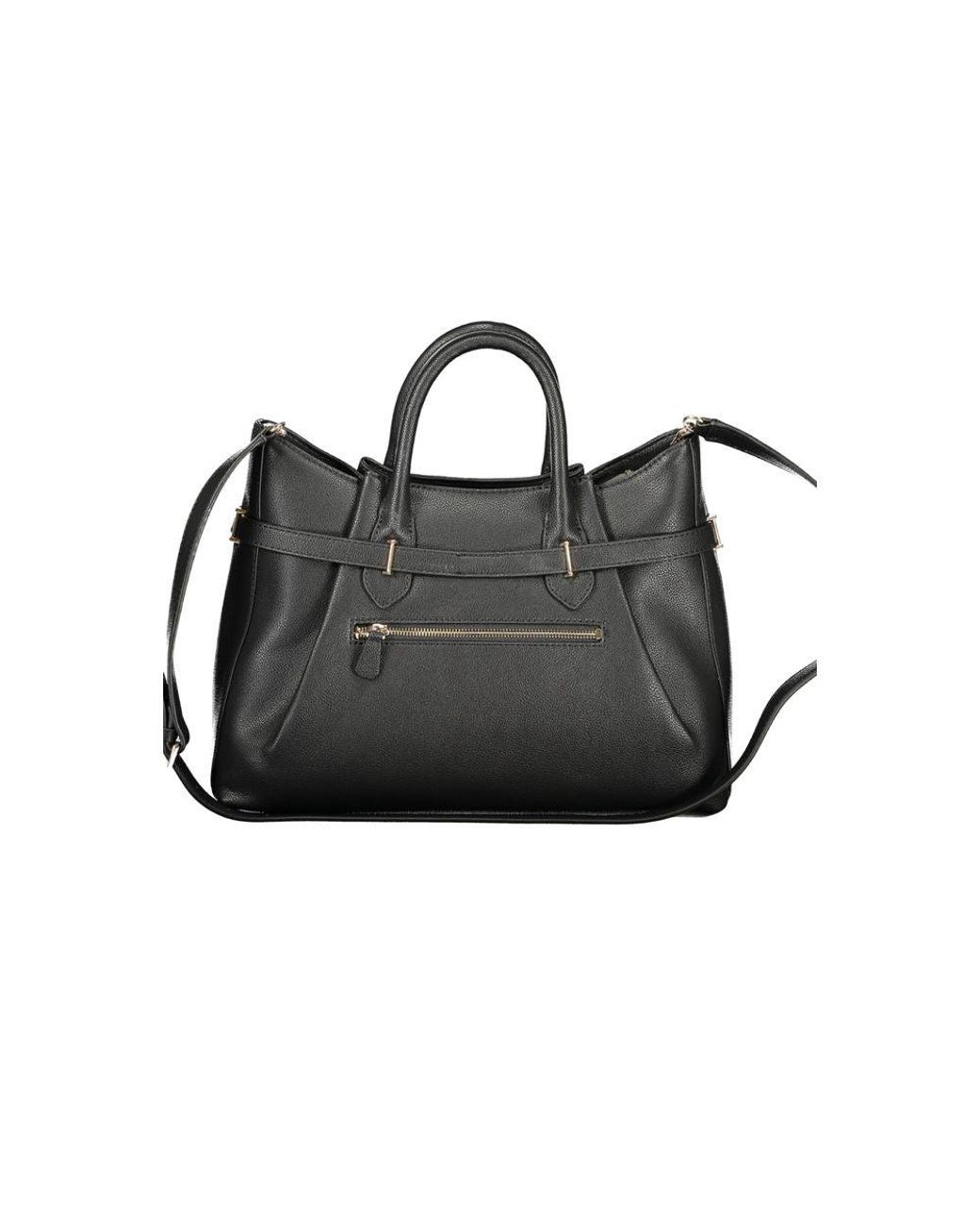 Guess Black Polyurethane Handbag