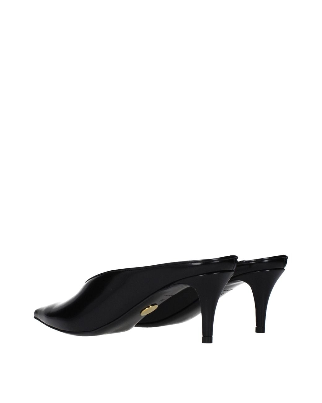 Stella McCartney Black Leather High Heel Pumps