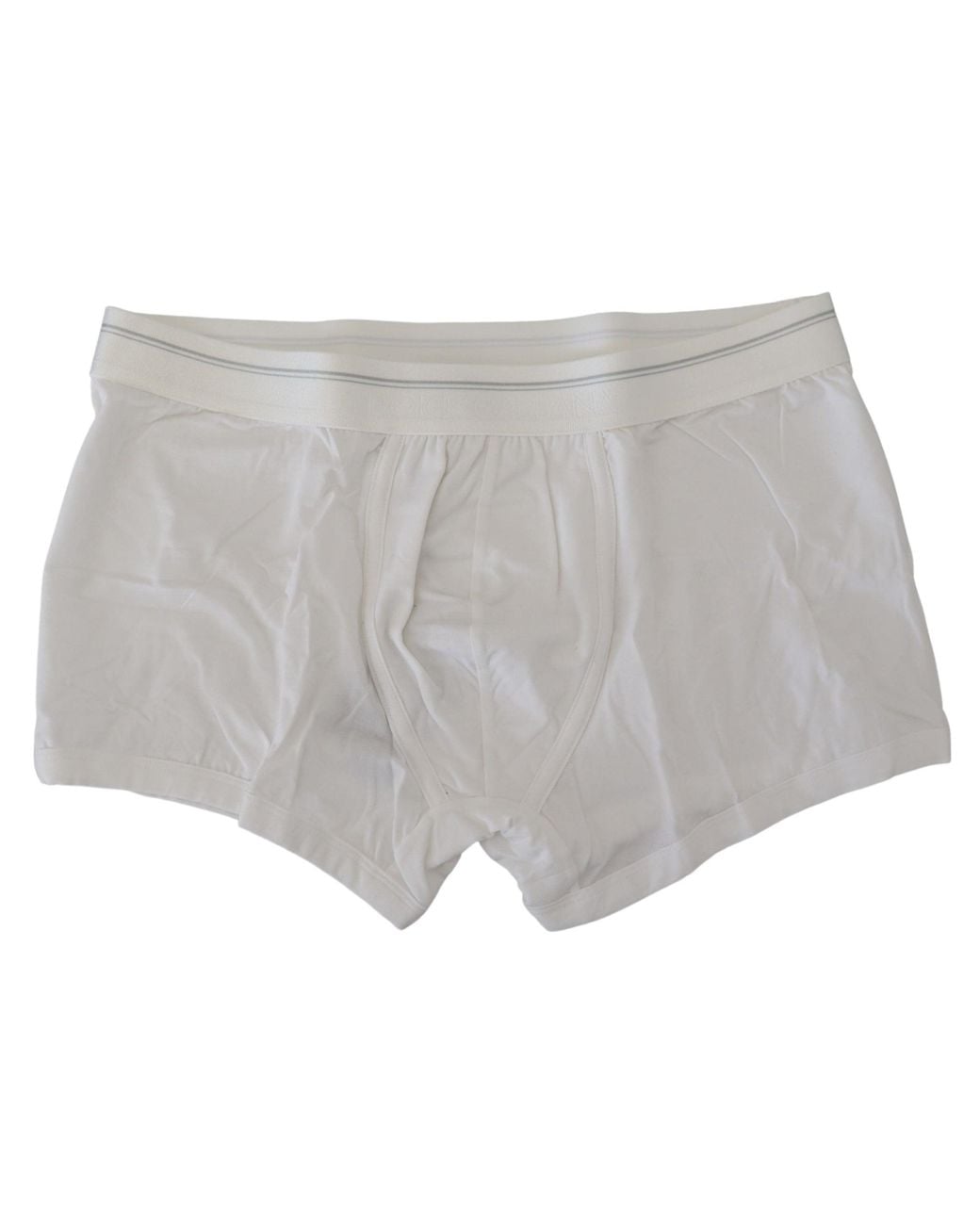 Dolce & Gabbana White Elegant Cotton Blend Boxer Shorts for men