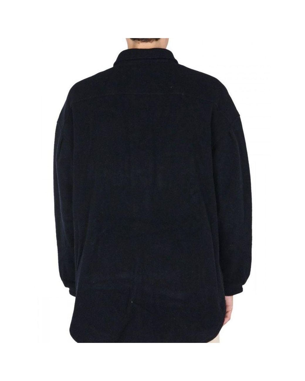 Ambush Blue Wool Shirt Jacket for men
