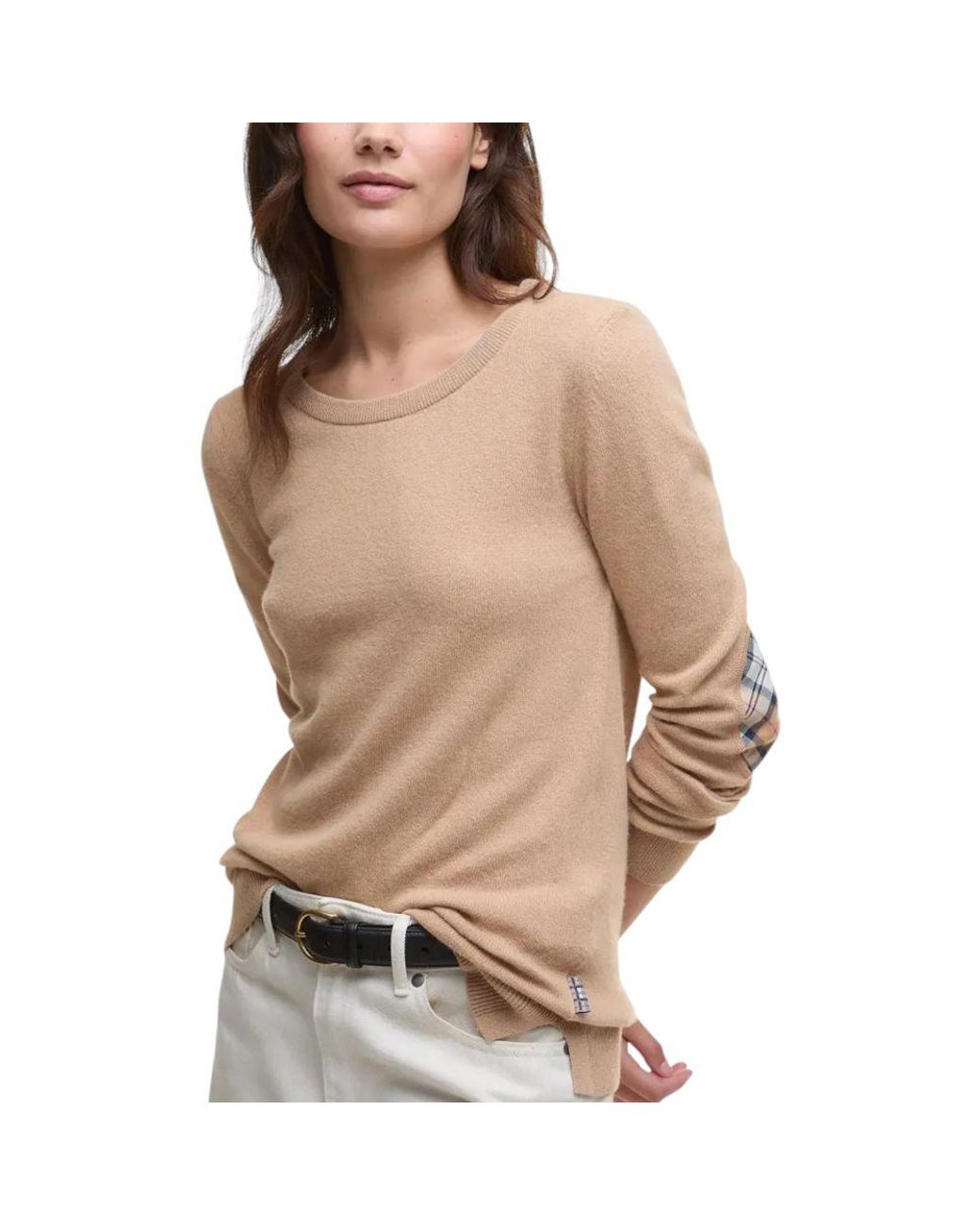 Barbour Natural Beige Wool Sweatshirt