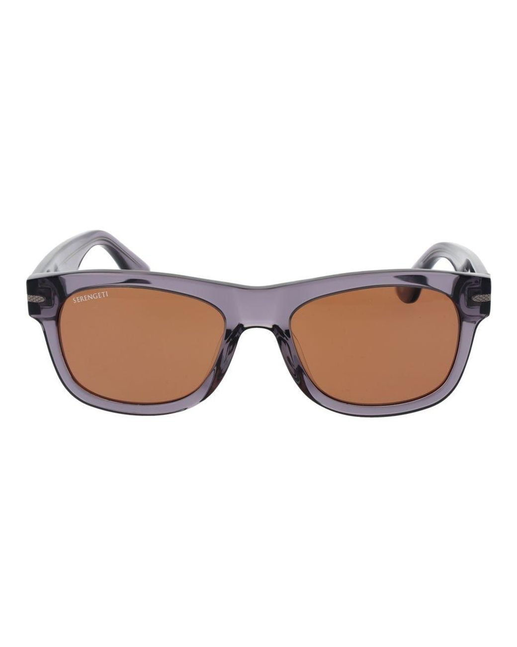 Serengeti Blue Gray Plastic Sunglasses