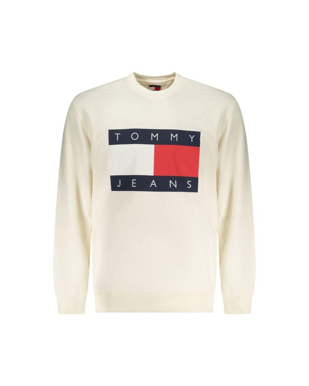 Tommy Hilfiger White Cotton Men Sweatshirt for men