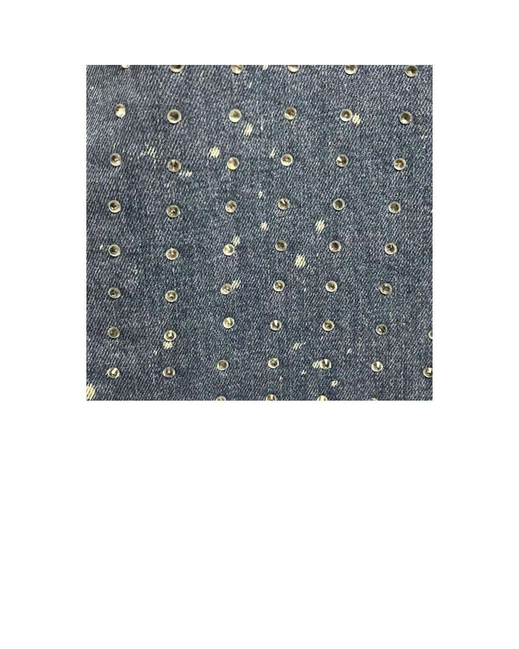 Philipp Plein Blue Cotton Jeans