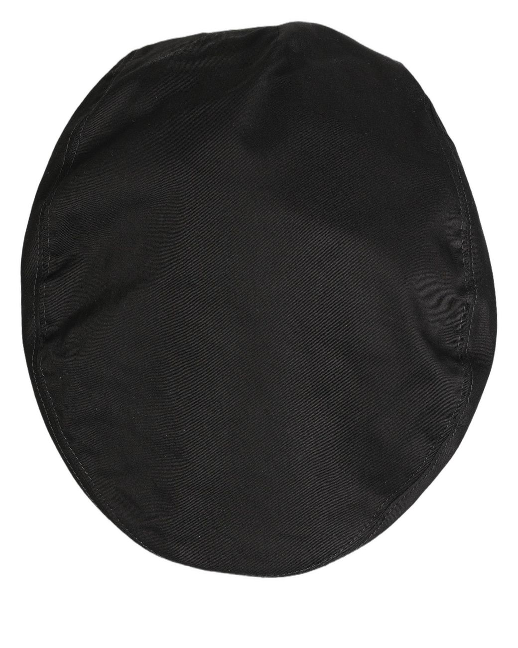 Dolce & Gabbana Men Black Cotton Stretch Newsboy Cloth Capello Hat for men