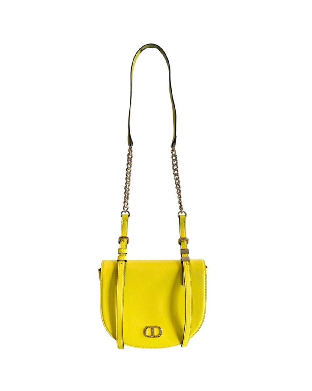 Twinset Yellow Pu Crossbody Bag