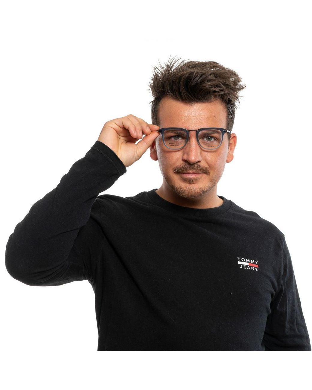 Police Blue Metal & Plastic Glasses (frames) for men