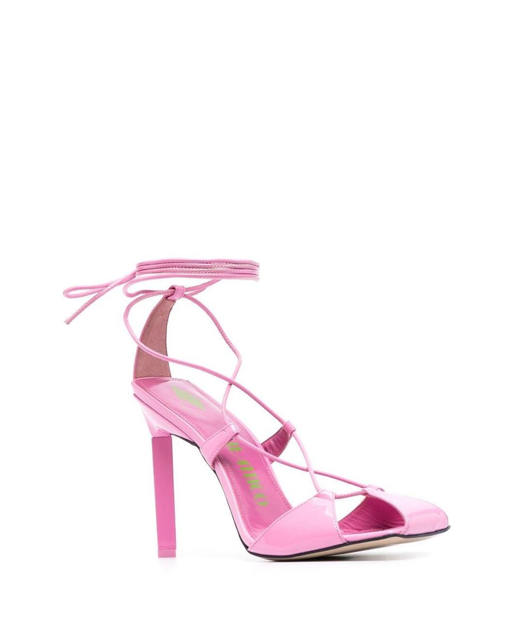 The Attico Pink Adele 105Mm Sandals