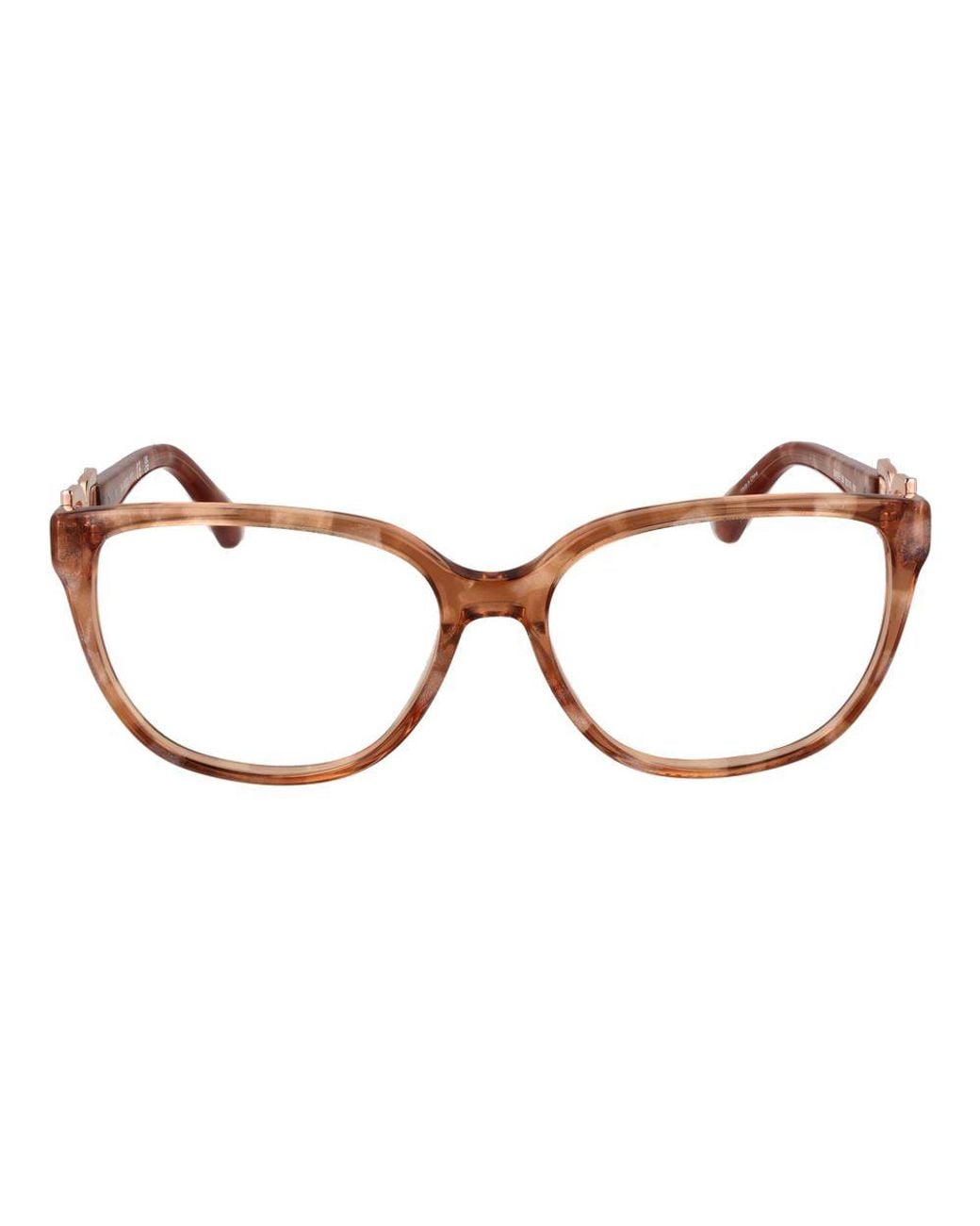 MARCIANO BY GUESS Brown Orange Acetate Glasses (frames) for men