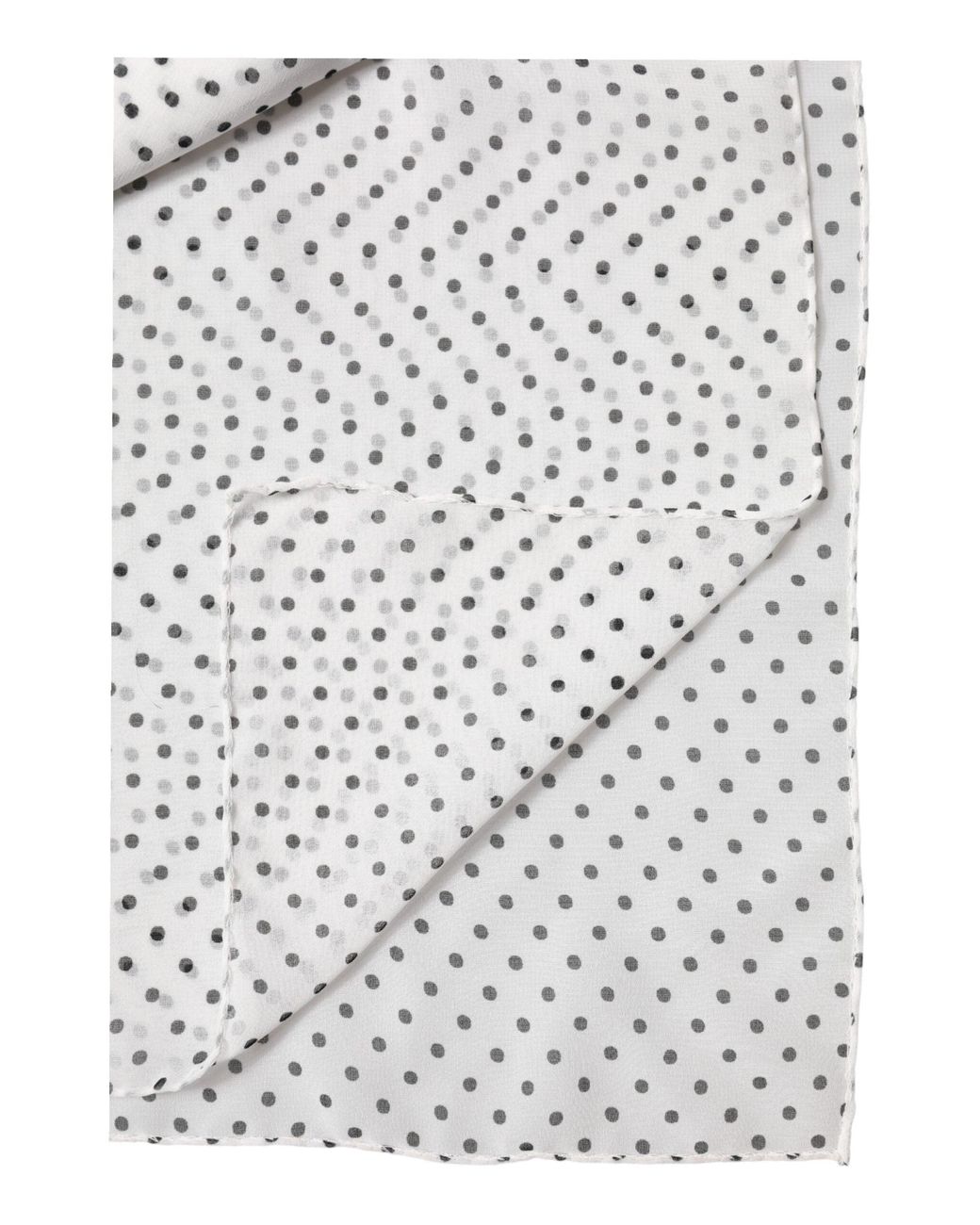 Dolce & Gabbana Metallic Polka Dot Polyester Shawl Scarf
