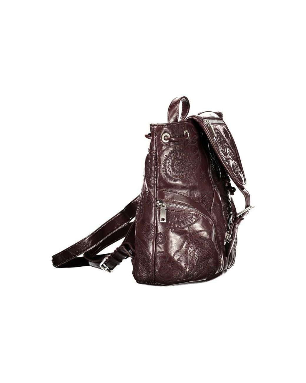Desigual Brown Polyurethane 's Backpack