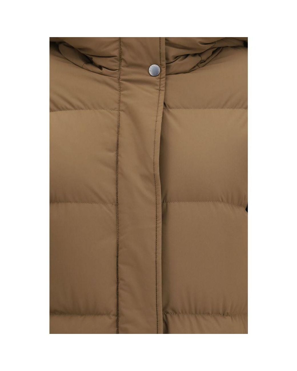Woolrich Brown Polyamide Full-Length Jacket