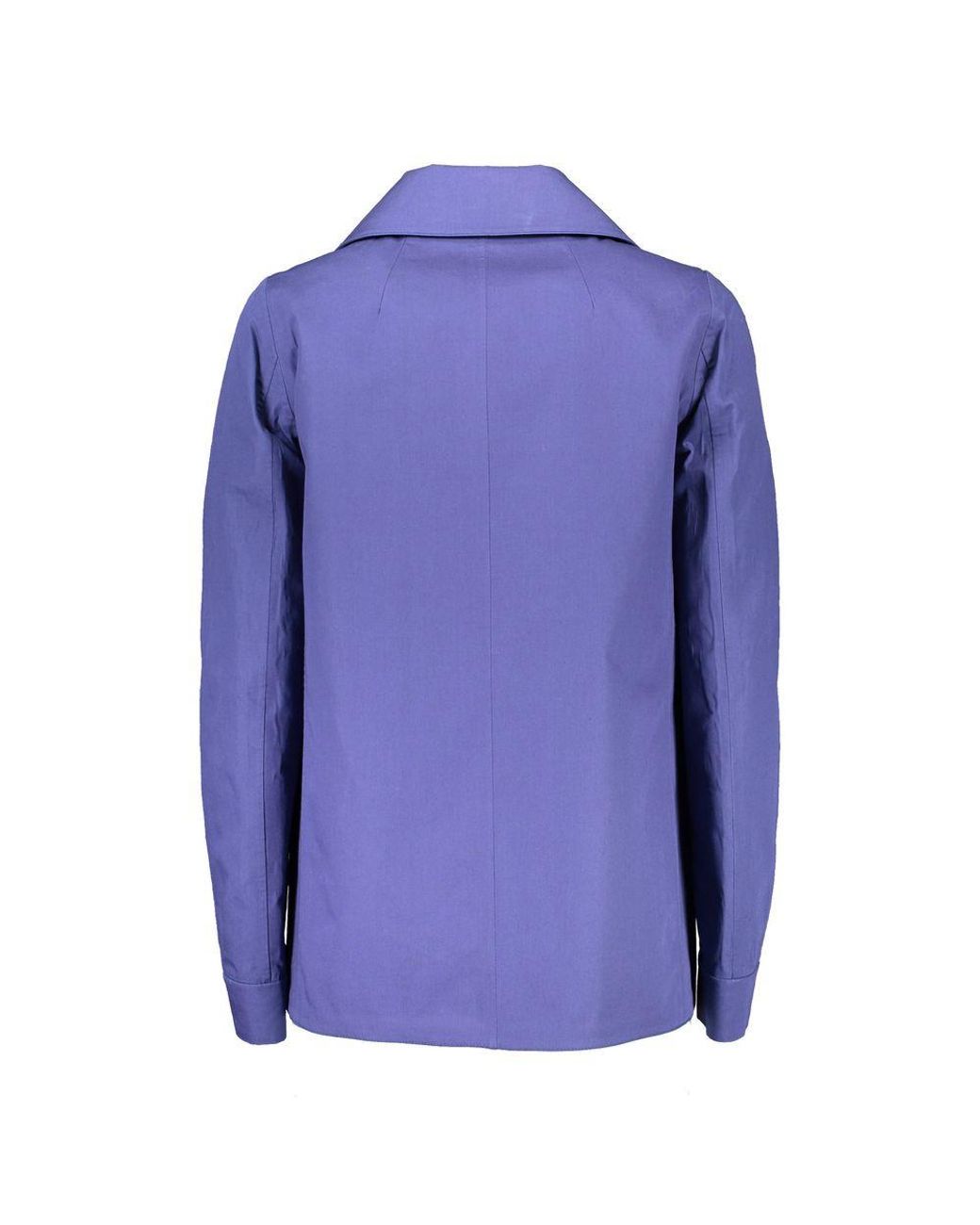 Gant Blue Cotton Coat Jacket