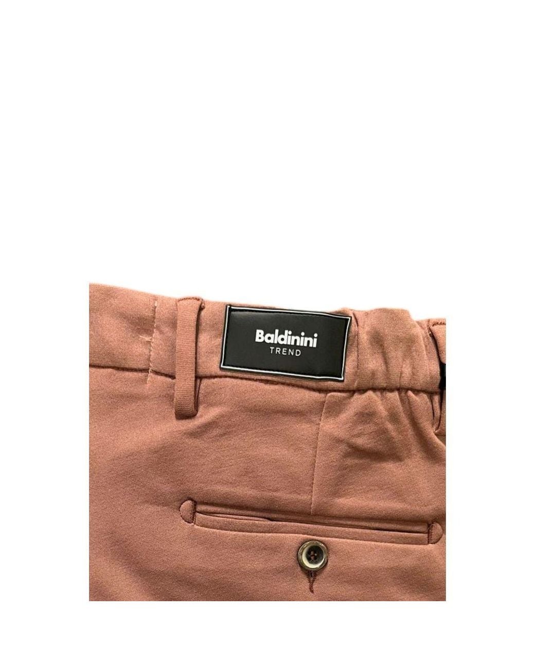 Baldinini Pink Viscose Men Pant for men