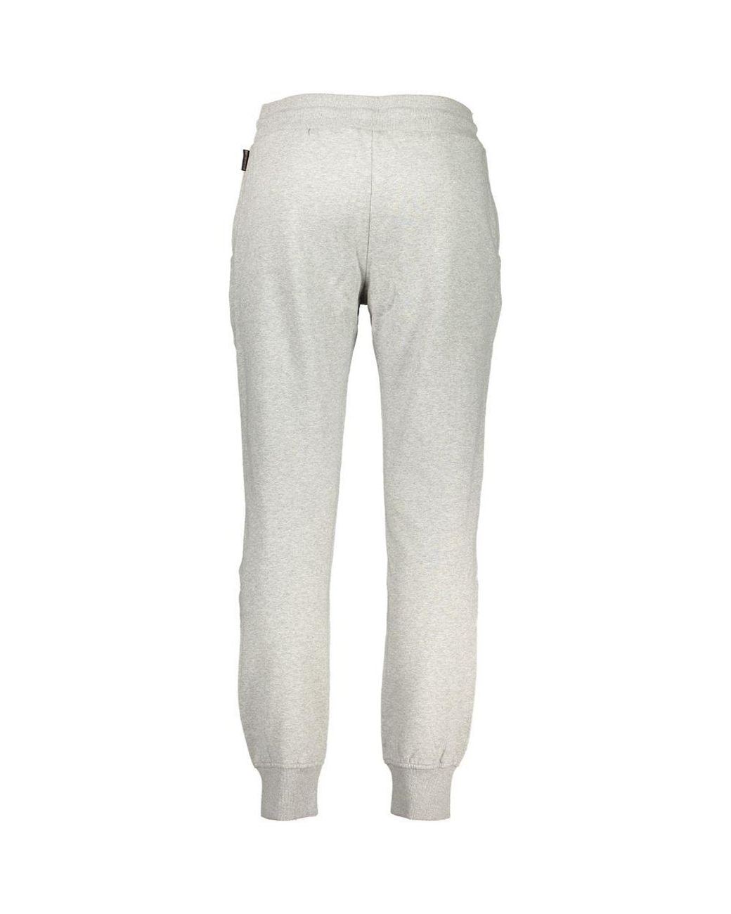 Napapijri Gray Cotton Men's Sweatpants for men