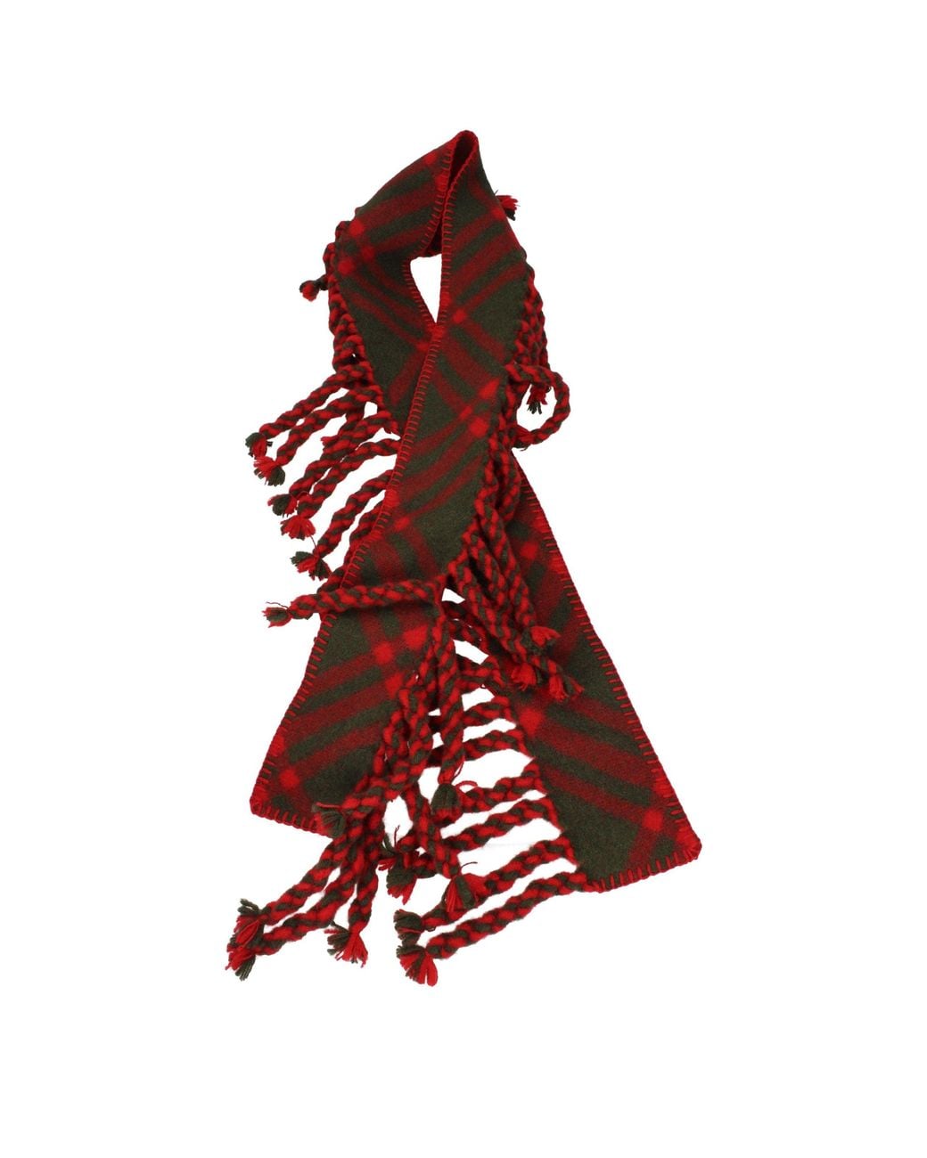 Burberry Red Wool Foulard