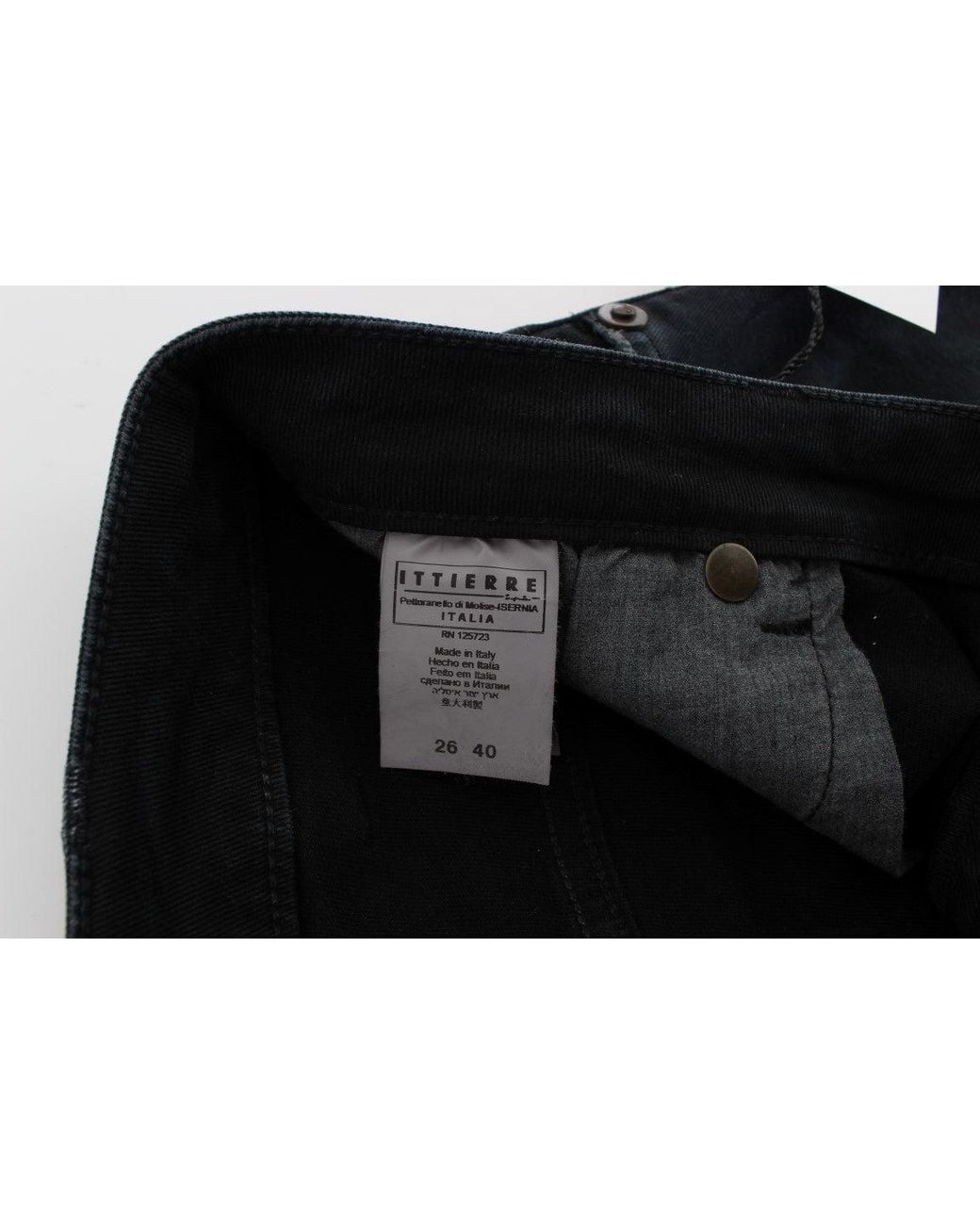 Just Cavalli Black Elevated Casual Chic Denim