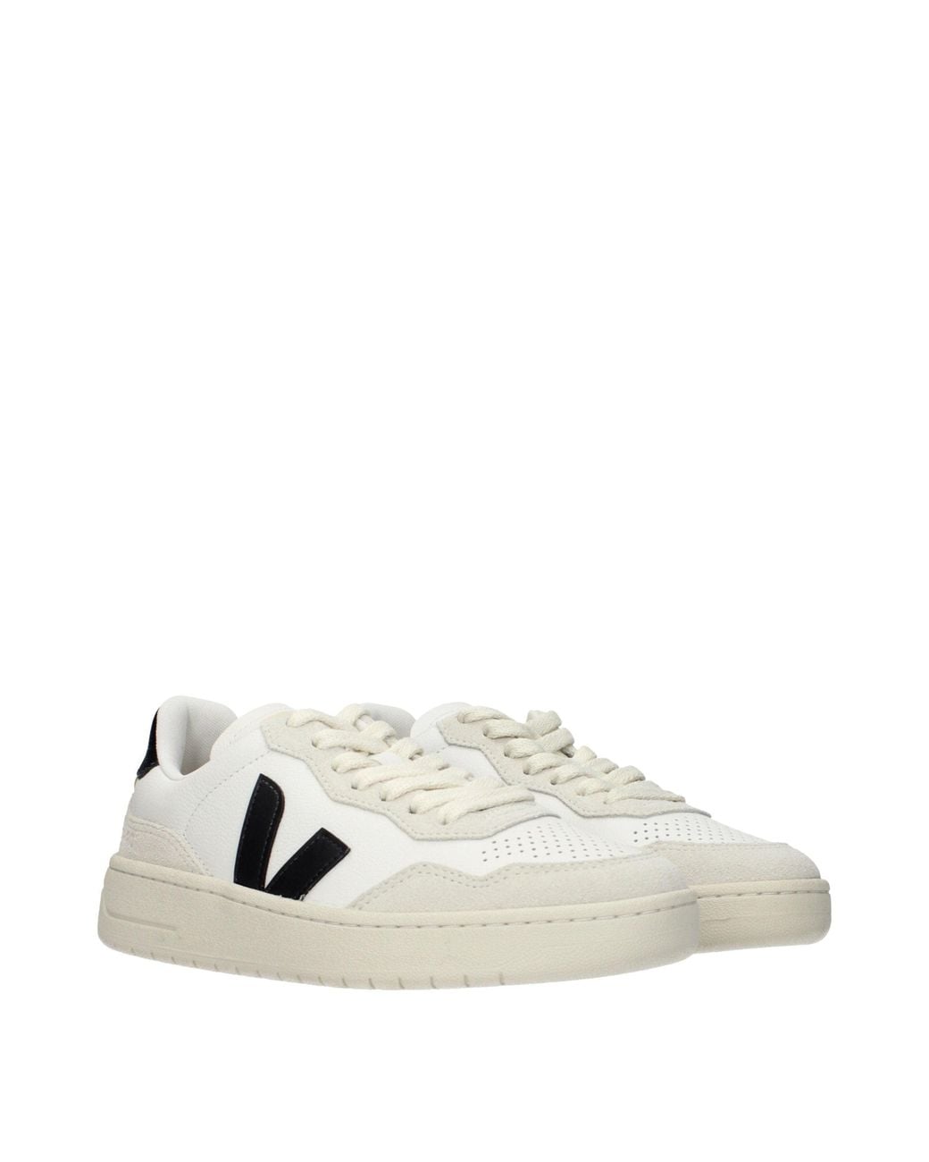 Veja White Leather Sneakers