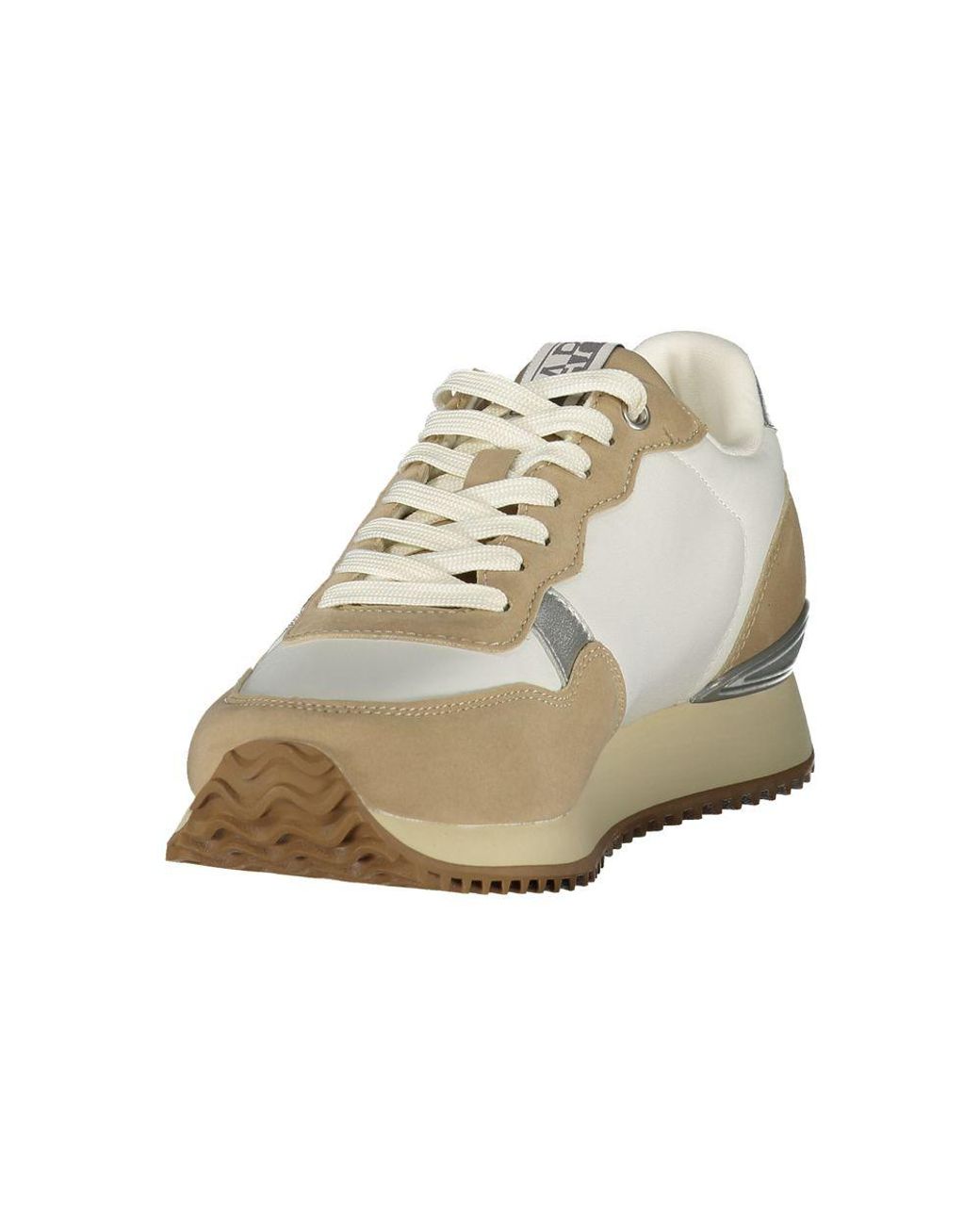 Napapijri White Bianco Polyester 's Sneakers