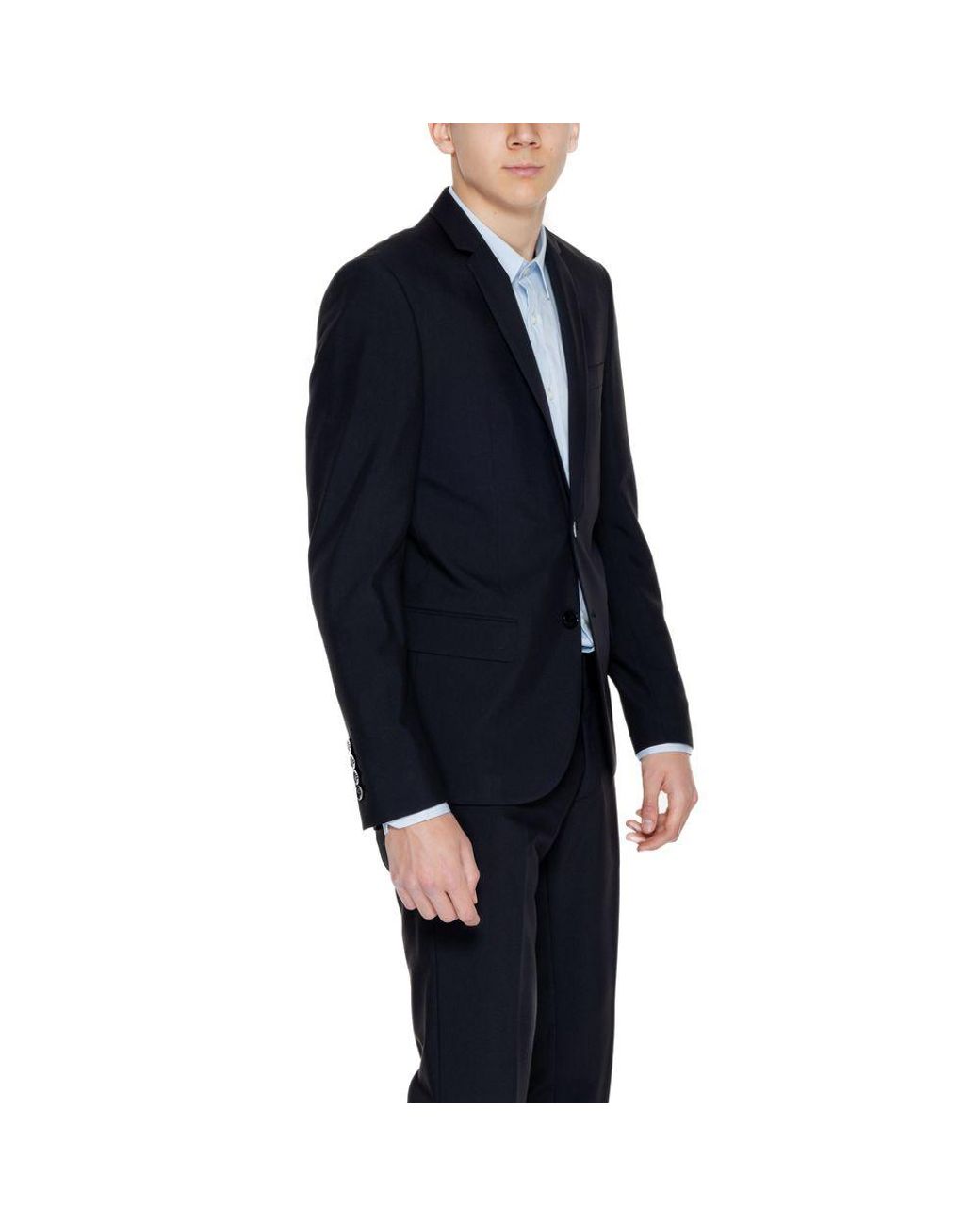 Antony Morato Blue Polyester Blazer for men