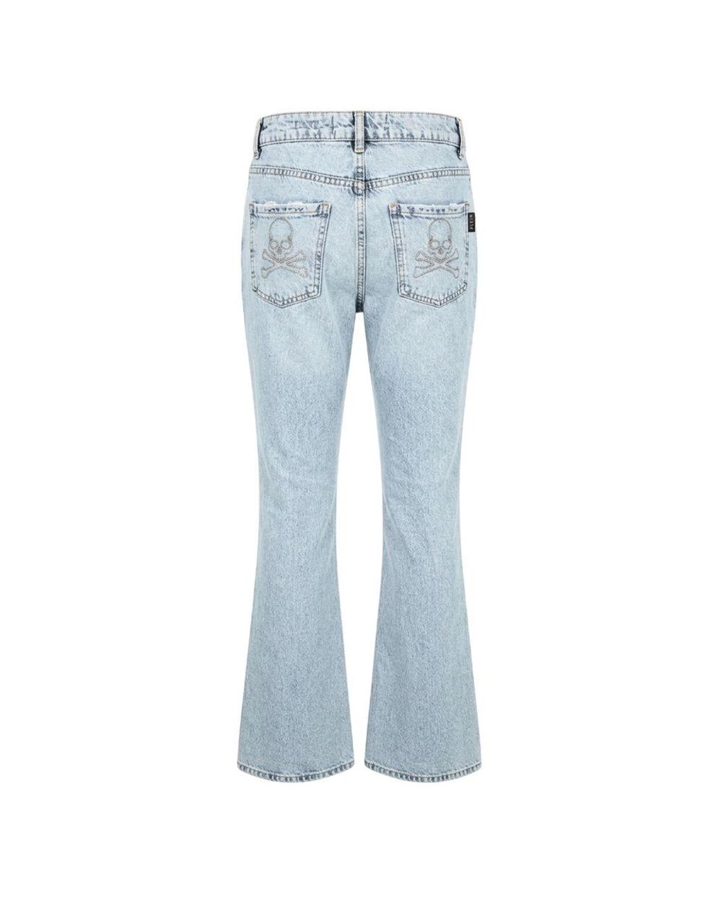 Philipp Plein Blue Cotton Jeans