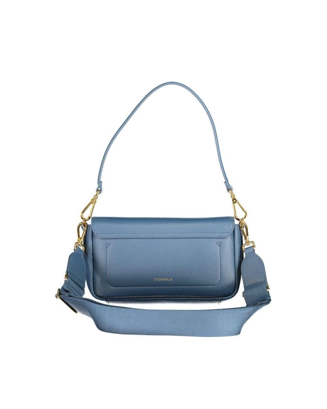 Coccinelle Blue Leather Handbag