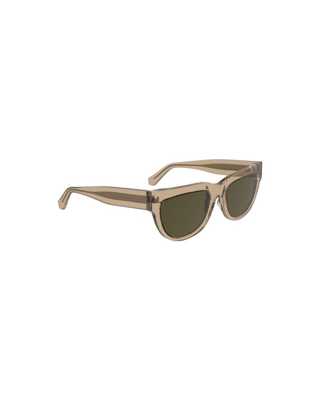 Calvin Klein Green Marrone Acetate Sunglasses