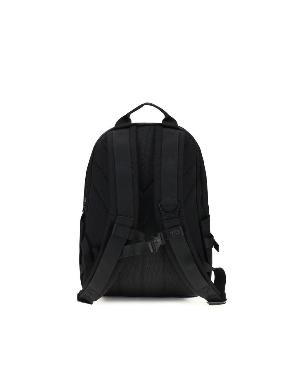 Y-3 Black Nylon Backpack for men
