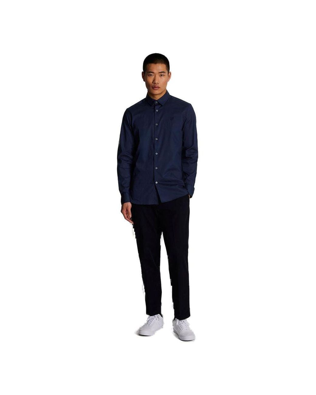 Lyle & Scott Blue Cotton Shirt for men