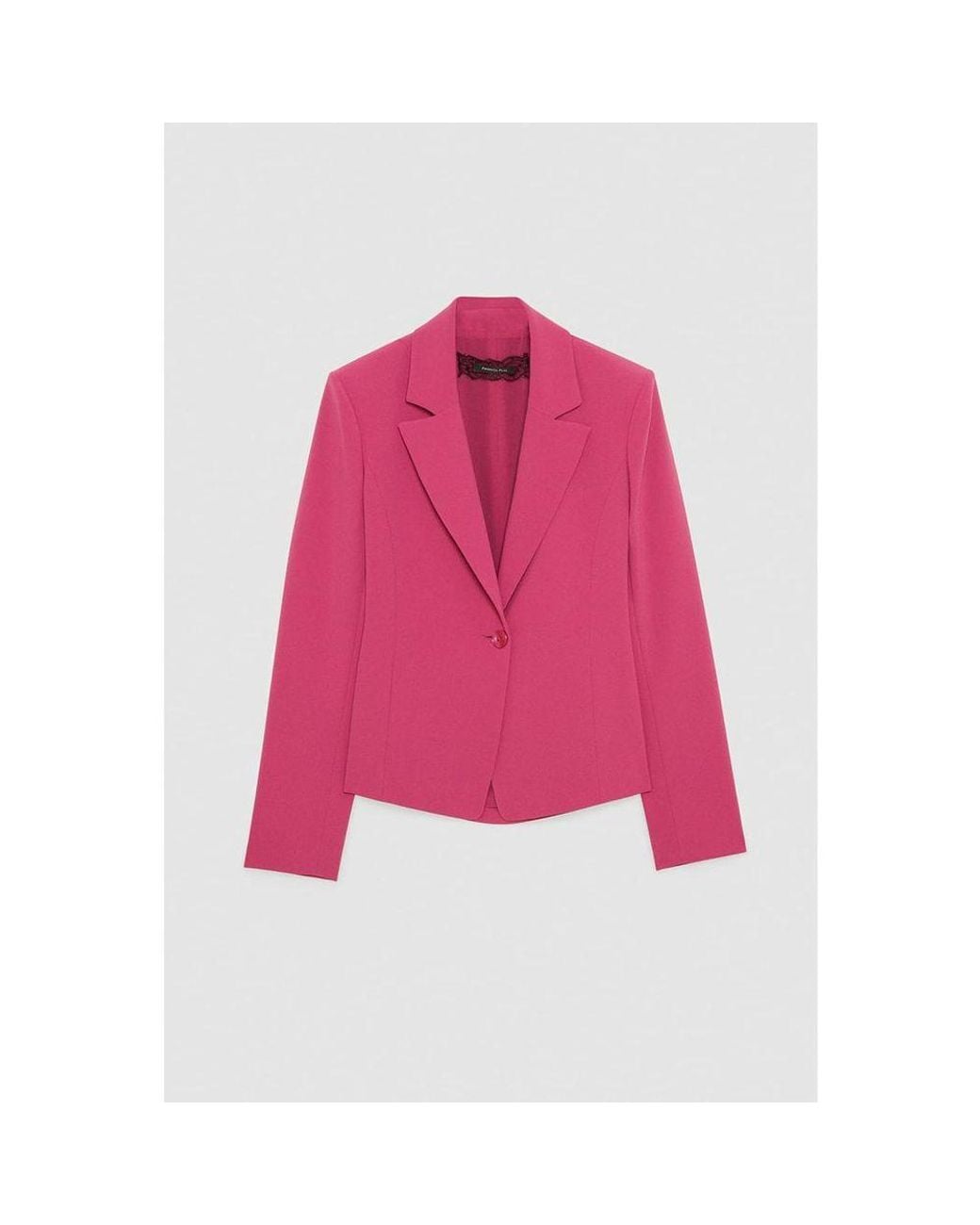 Patrizia Pepe Pink Yellow Polyester Blazer