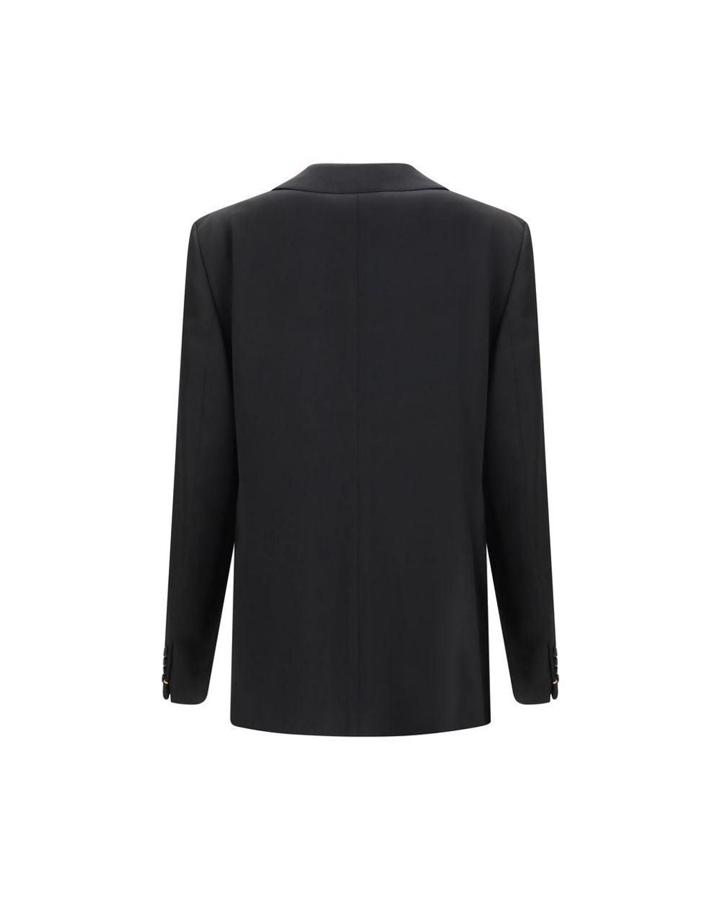 Fendi Black Wool Oves Aries Blazer