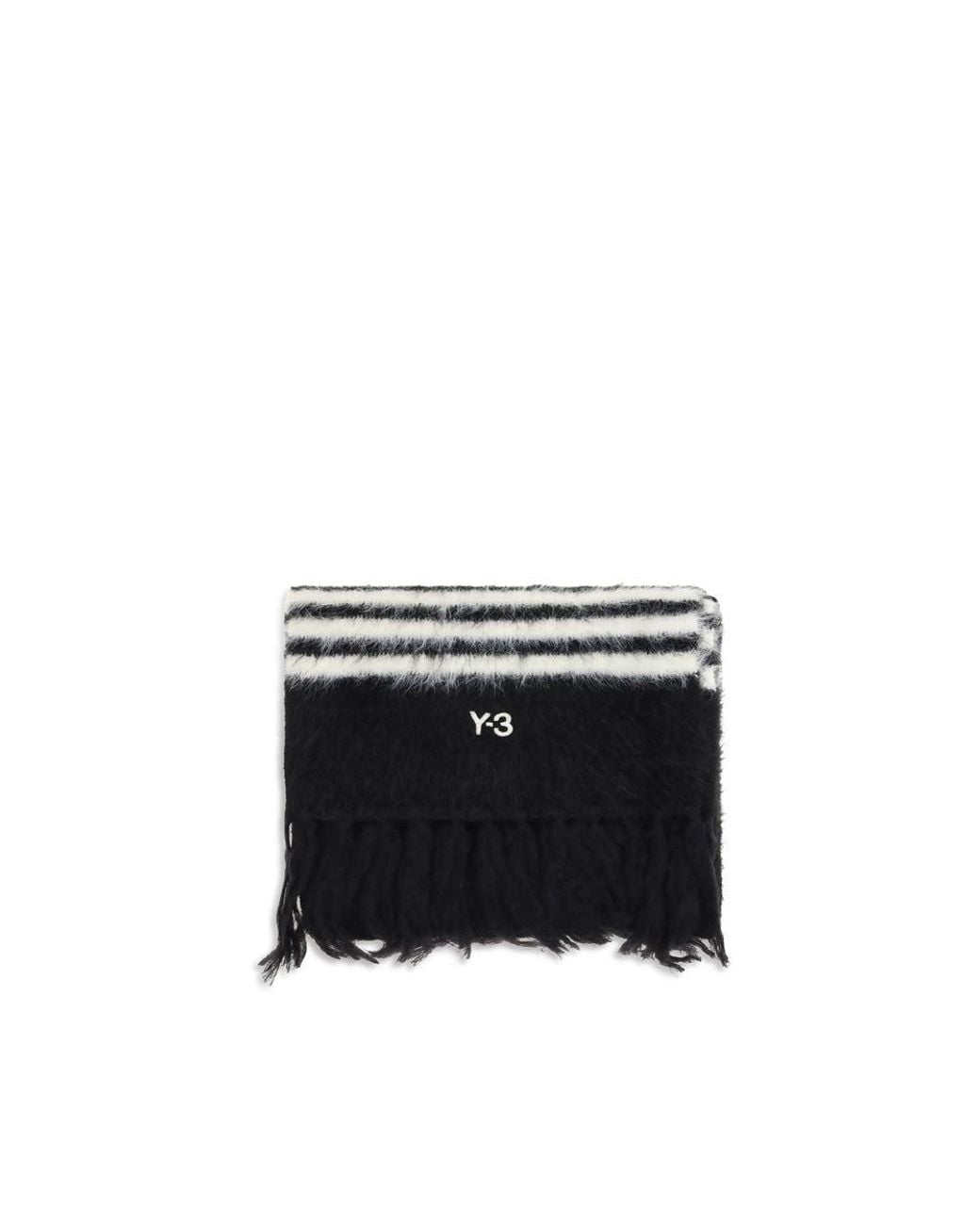 Y-3 Black Recycled Polyamide Scarf for men