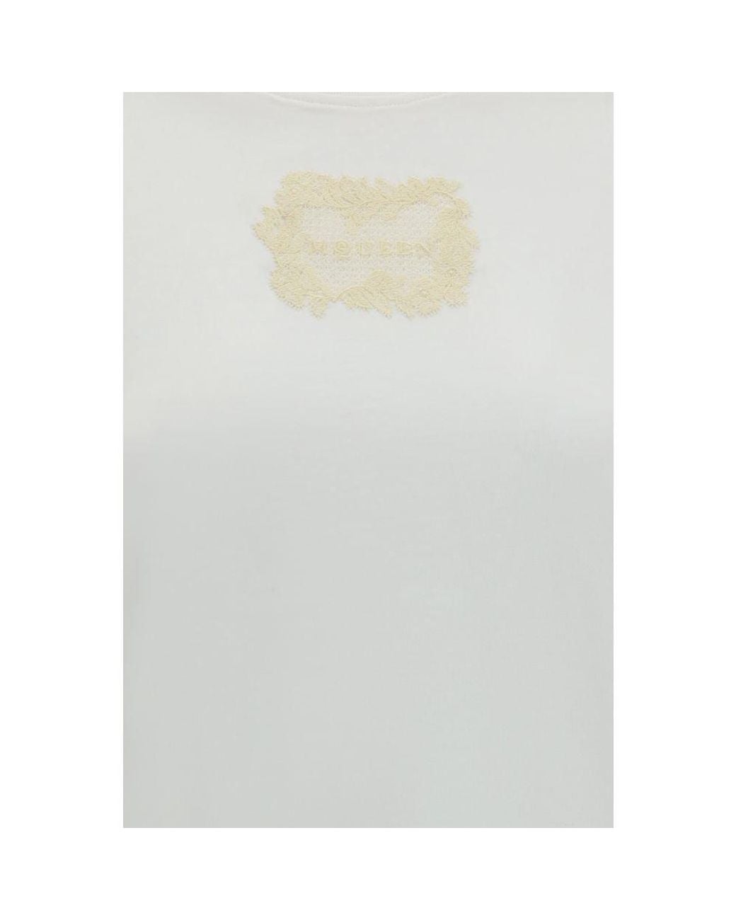 McQueen White Cotton T