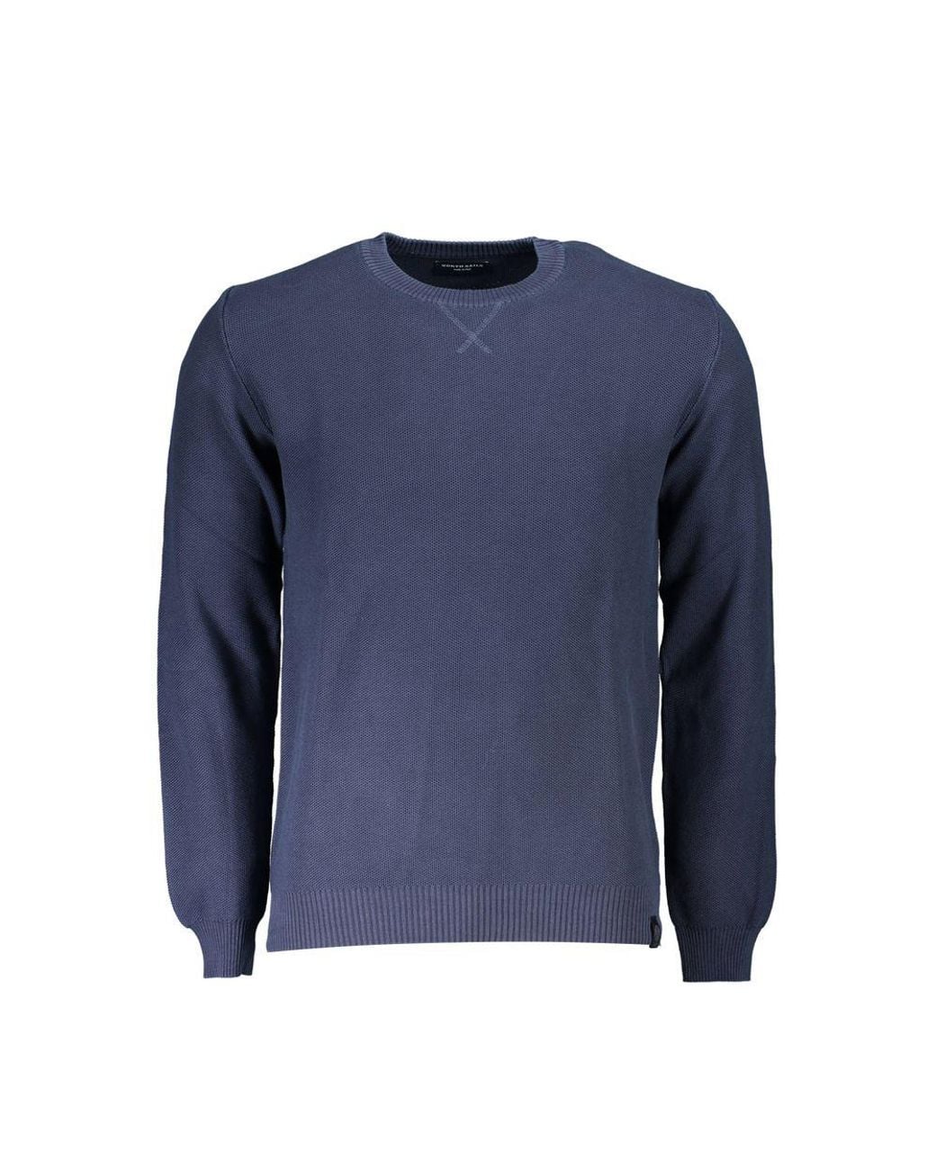 North Sails Blue Cotton Men Sweater for men
