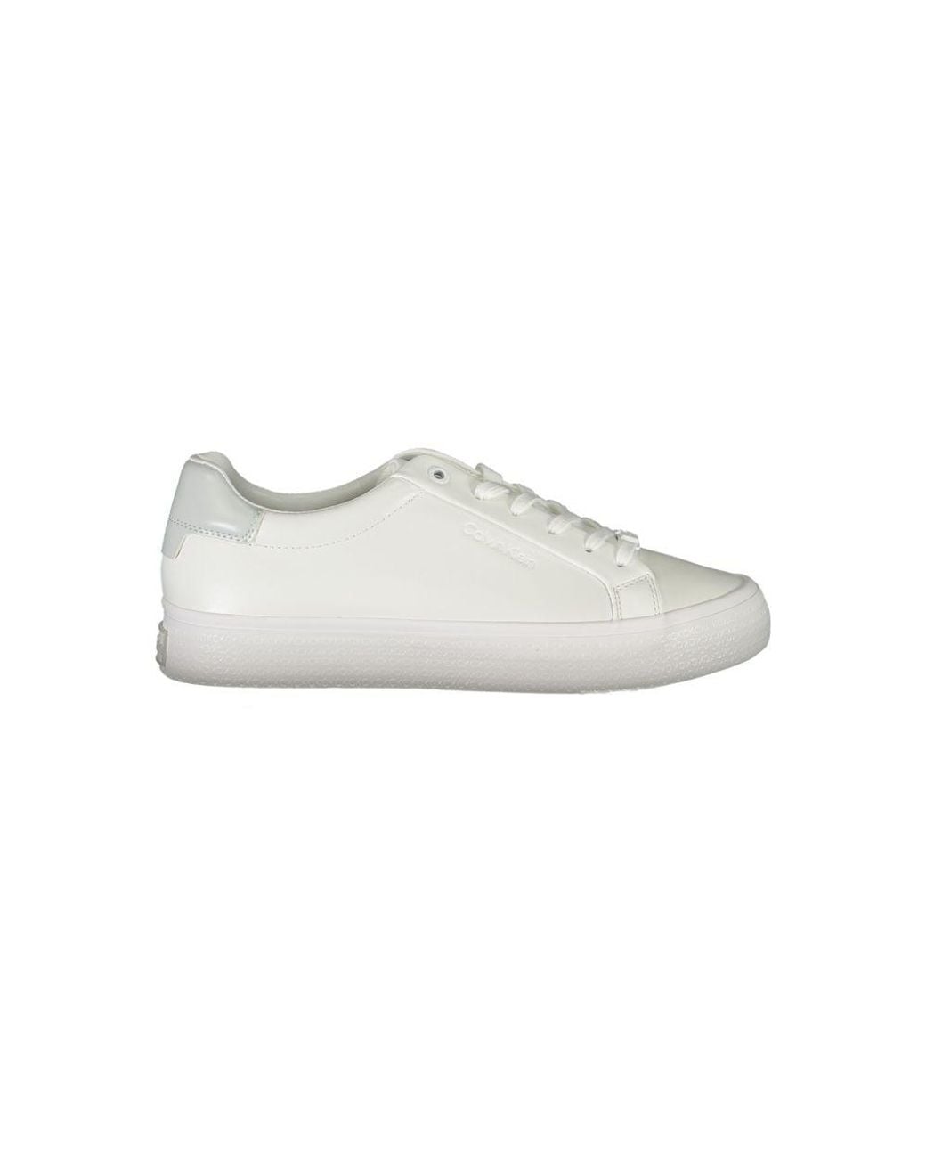 Calvin Klein White Zalia Low Top Sneakers