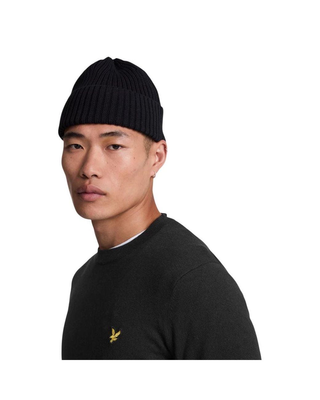 Lyle & Scott Black Cotton Sweatshirt for men