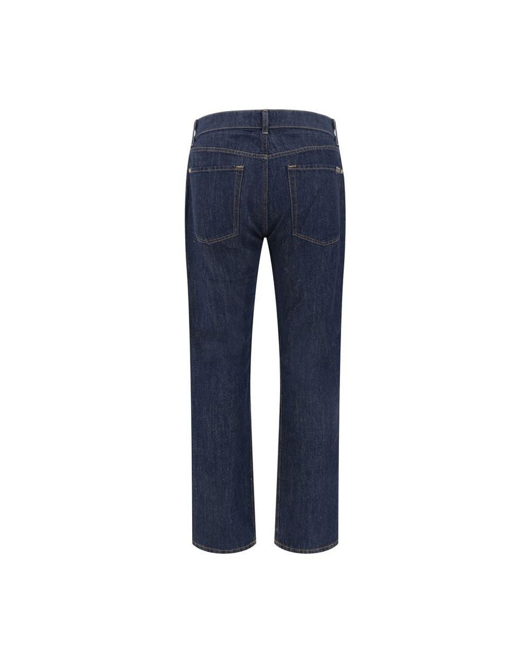 7FOR Blue Straight Jeans for men