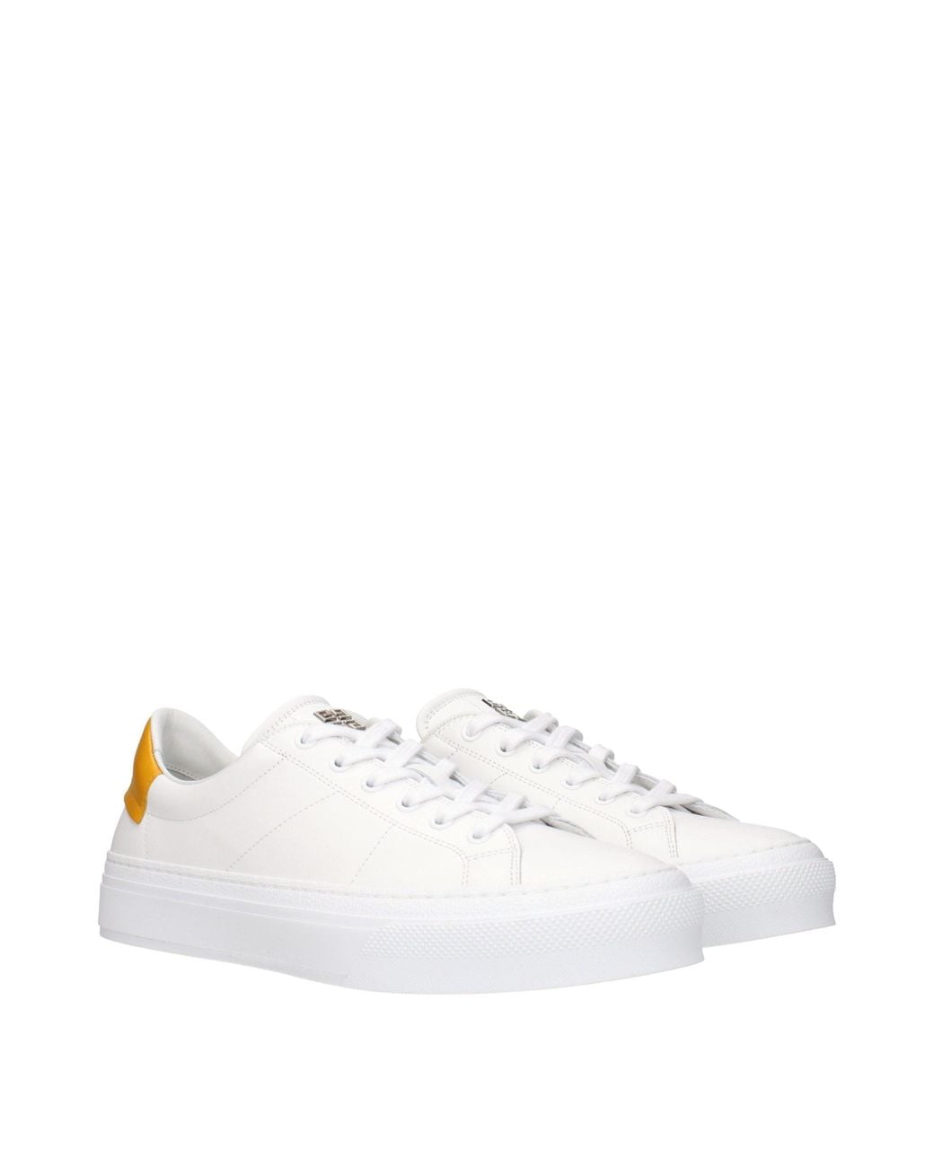 Givenchy White Leather Low Top Sneakers for men