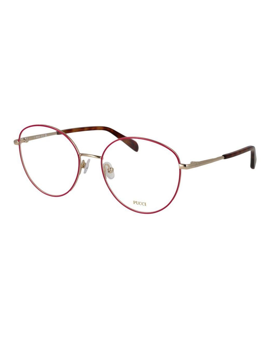 Emilio Pucci Metallic Metal Glasses (Frames)