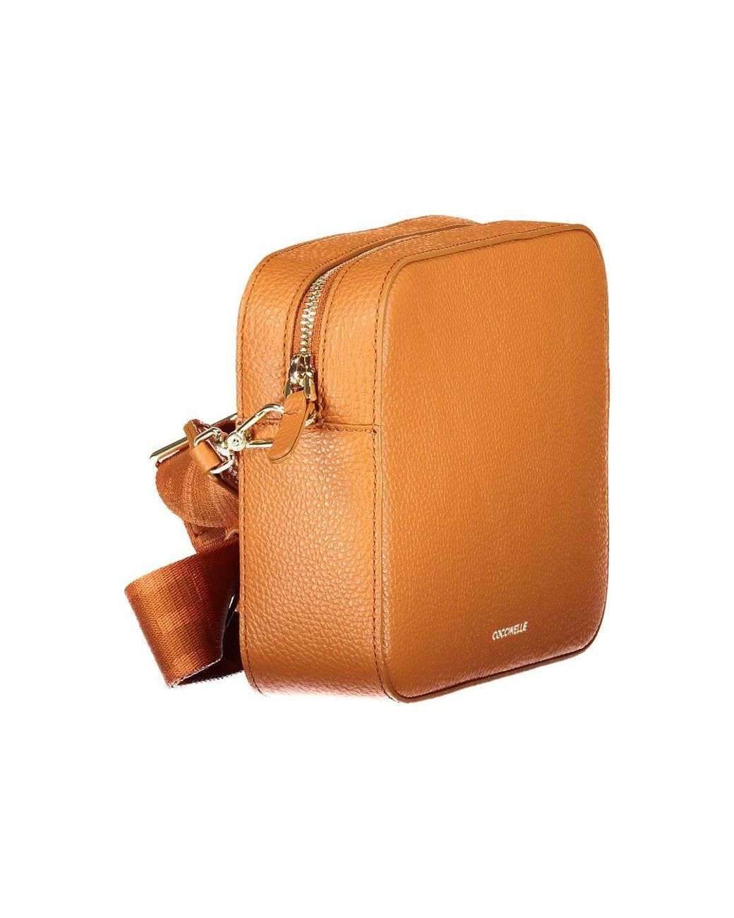 Coccinelle Orange Arancione Leather Handbag